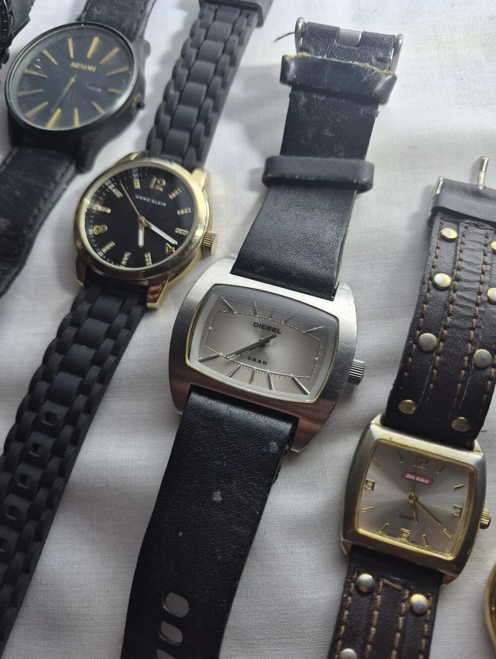 Vintage & Modern Men's & Women's Watch Lot - Diesel Seiko Anne Klein 6pc